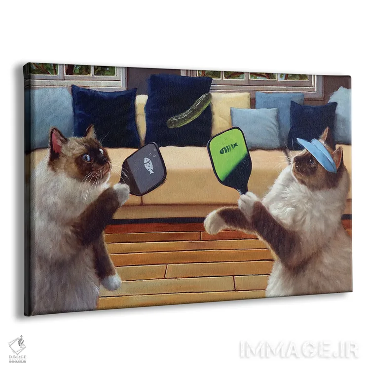 تابلو دکوراتیو پیکل بال اثر لوسیا هفرنان - نمای پرسپکتیو محصول