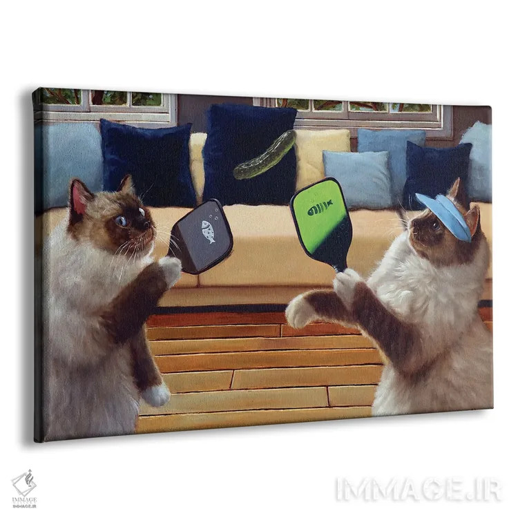 تابلو دکوراتیو پیکل بال اثر لوسیا هفرنان - نمای پرسپکتیو محصول