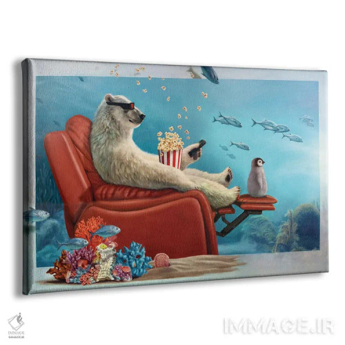 تابلو دکوراتیو پسر تنبل اثر لوسیا هفرنان - نمای پرسپکتیو محصول