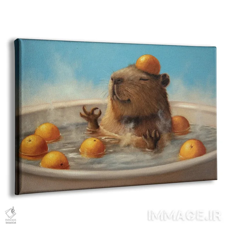 تابلو دکوراتیو طرز فکر کاپی برا اثر لوسیا هفرنان - نمای پرسپکتیو محصول