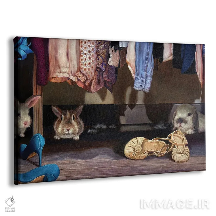 تابلو دکوراتیو توپک های غبار اثر لوسیا هفرنان - نمای پرسپکتیو محصول