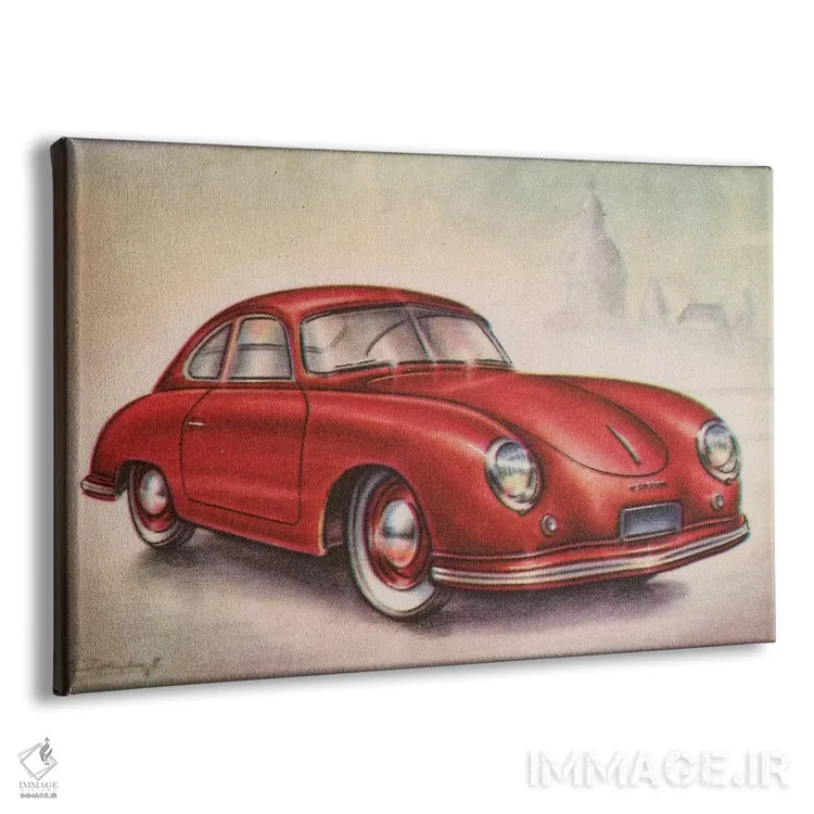 تابلو دکوراتیو پورشه ۱۹۵۲ اثر همینگوی دیزاین - نمای پرسپکتیو محصول
