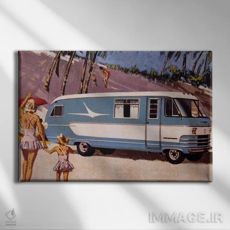 تابلو دکوراتیو آرزوی کمپرون اثر همینگوی دیزاین - نمای روبهرو روی دیوار