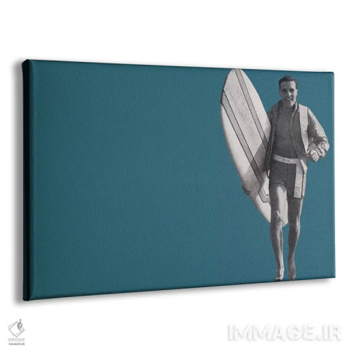 تابلو دکوراتیو پسر موج سوار اثر همینگوی دیزاین - نمای پرسپکتیو محصول