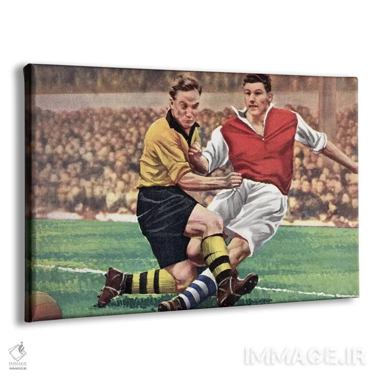 تابلو دکوراتیو بازی زیبا اثر همینگوی دیزاین - نمای پرسپکتیو محصول