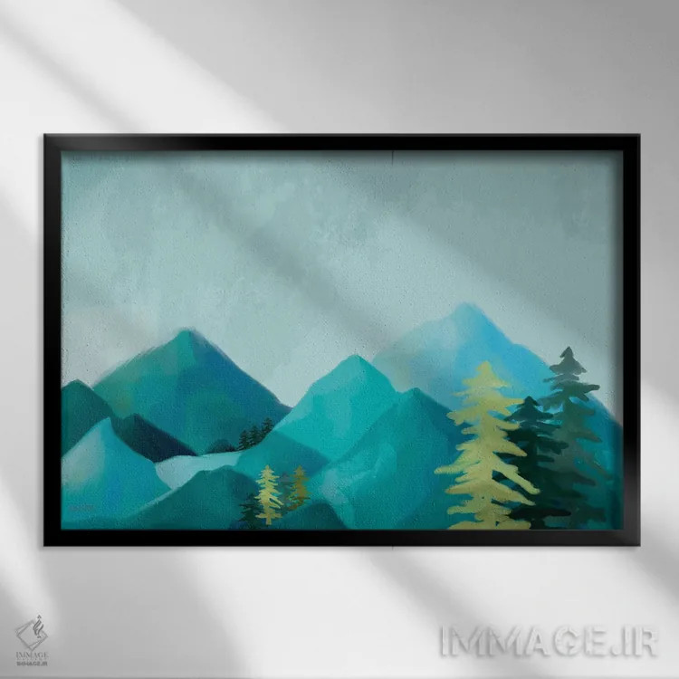 تابلو دکوراتیو ماجراجویی در انتظار ۱ اثر هاوس فن وی - نمای قابدار مشکی