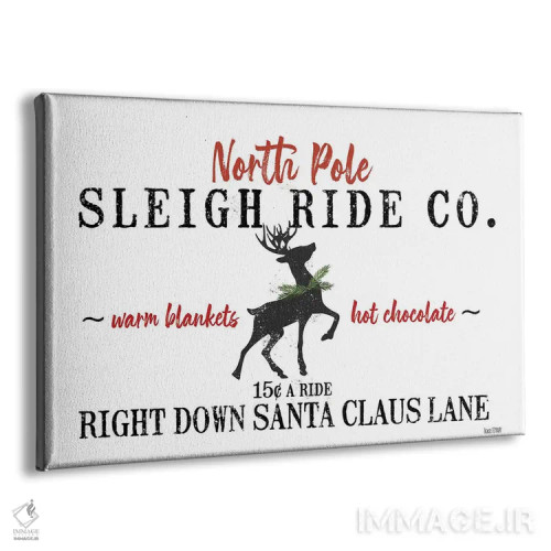 تابلو دکوراتیو سوارکاری سورتمه اثر هاوس فن وی - نمای پرسپکتیو محصول