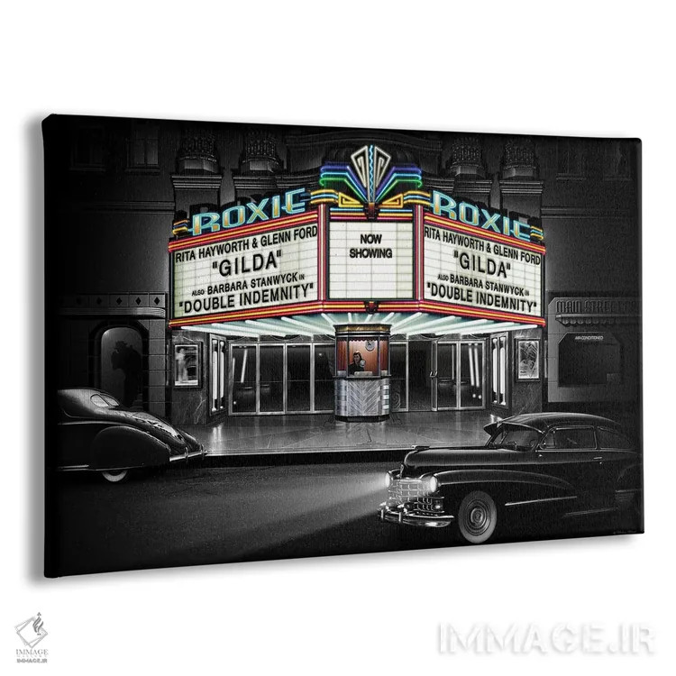 تابلو دکوراتیو راکسی اثر هلن فلینت - نمای پرسپکتیو محصول