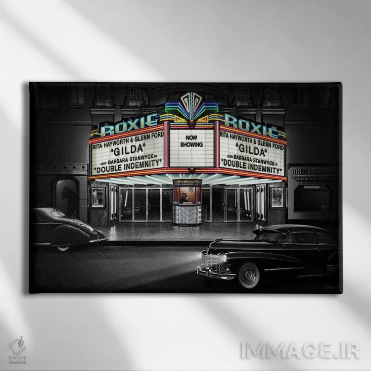 تابلو دکوراتیو راکسی اثر هلن فلینت - نمای روبهرو روی دیوار