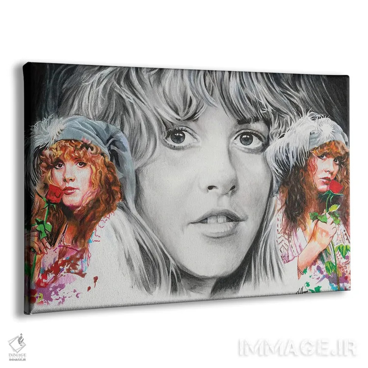 تابلو دکوراتیو استیوی نیکس اثر هنر کریس هافمن - نمای پرسپکتیو محصول