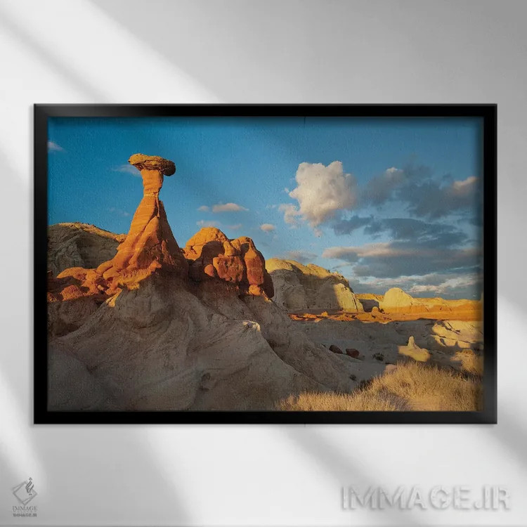 تابلو دکوراتیو Grand Staircase-Escalante National Monument, Utah, USA,هودوی… اثر هاوی گاربر - نمای قابدار مشکی