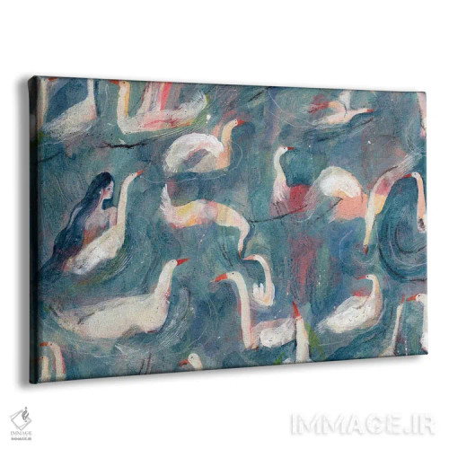 تابلو دکوراتیو پیوند خاموش اثر هانیه قشقایی - نمای پرسپکتیو محصول