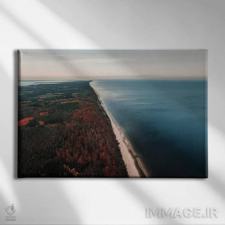 تابلو دکوراتیو ساحل بالتیک اثر سباستین هیلگتاگ - نمای روبهرو روی دیوار