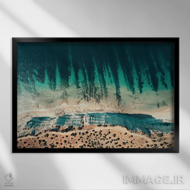 تابلو دکوراتیو زندگی رویایی ۲ اثر سباستین هیلگتاگ - نمای قابدار مشکی