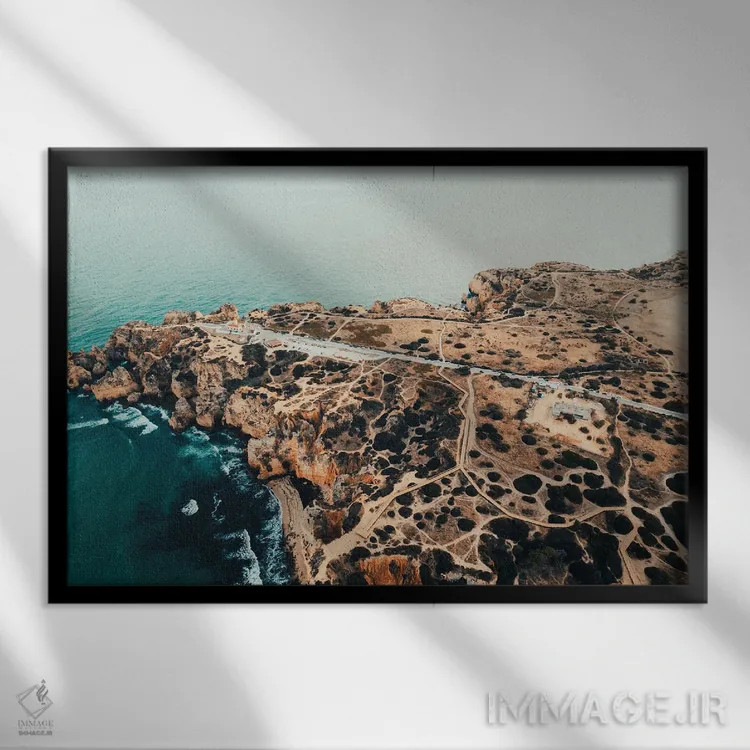 تابلو دکوراتیو در یک روز گرم اثر سباستین هیلگتاگ - نمای قابدار مشکی