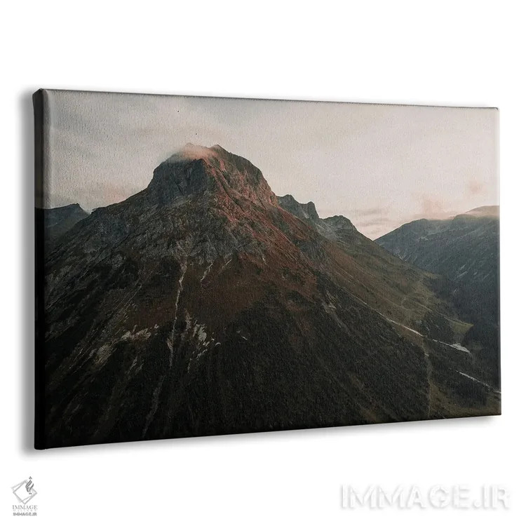 تابلو دکوراتیو غروب بالای تپه ۱ اثر سباستین هیلگتاگ - نمای پرسپکتیو محصول