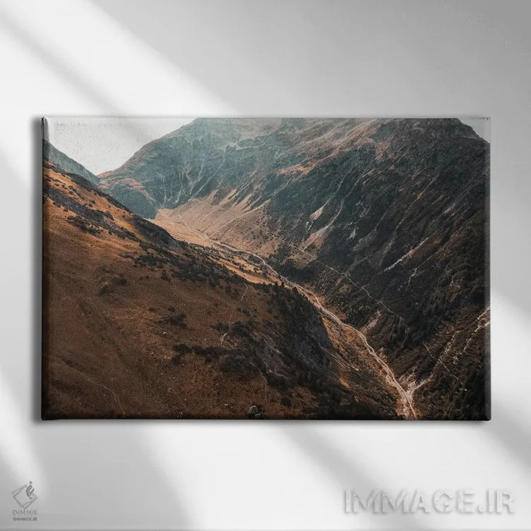 تابلو دکوراتیو سیاره ناشناخته اثر سباستین هیلگتاگ - نمای روبهرو روی دیوار