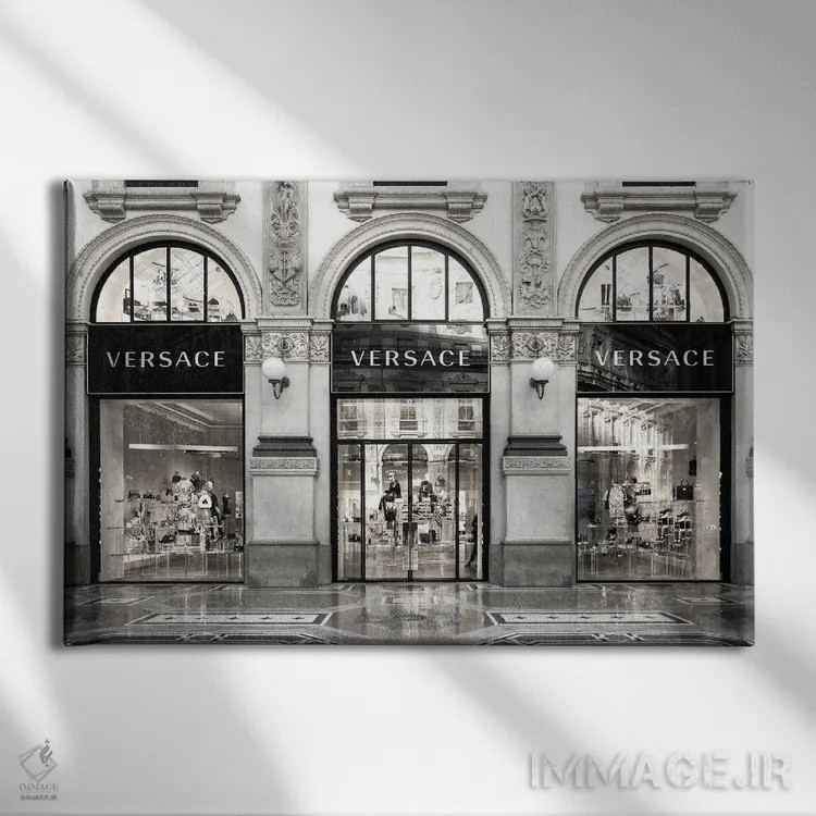 تابلو دکوراتیو خرید در ساعت طلایی اثر هدر گری - نمای روبهرو روی دیوار