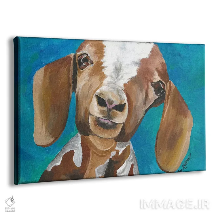 تابلو دکوراتیو بز میلی اثر هیپی هاوند استودیوز - نمای پرسپکتیو محصول