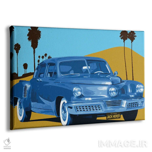 تابلو دکوراتیو اتومبیل جک هرر اثر های آرت - نمای پرسپکتیو محصول