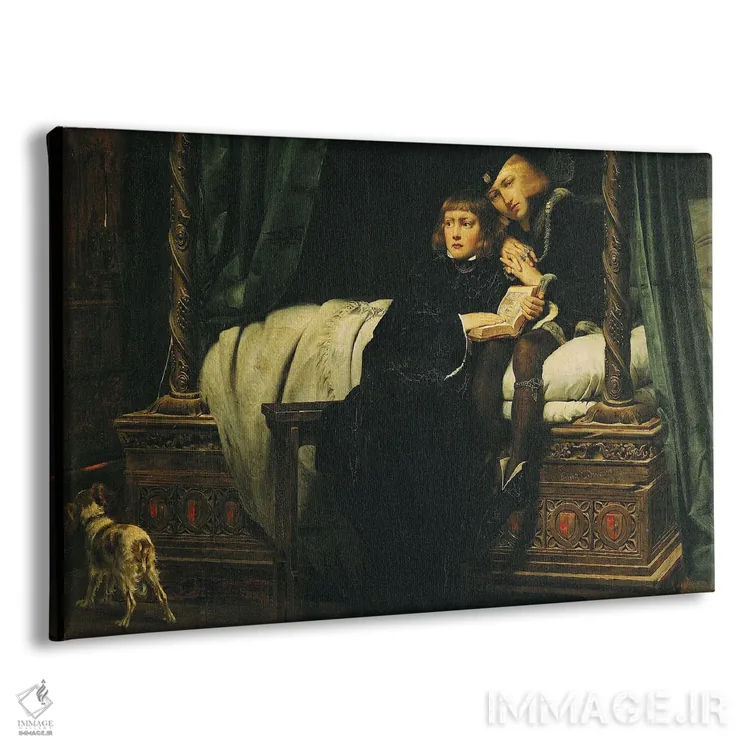 تابلو کلاسیک Duke Of York In The Tower 1830,ادوارد پنجم و ریچارد، دوک ی… اثر هیپولیت دلاروش - نمای پرسپکتیو محصول