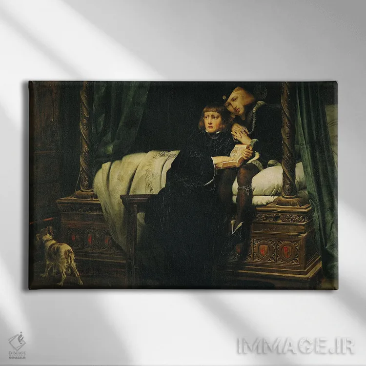 تابلو کلاسیک Duke Of York In The Tower 1830,ادوارد پنجم و ریچارد، دوک ی… اثر هیپولیت دلاروش - نمای روبهرو روی دیوار