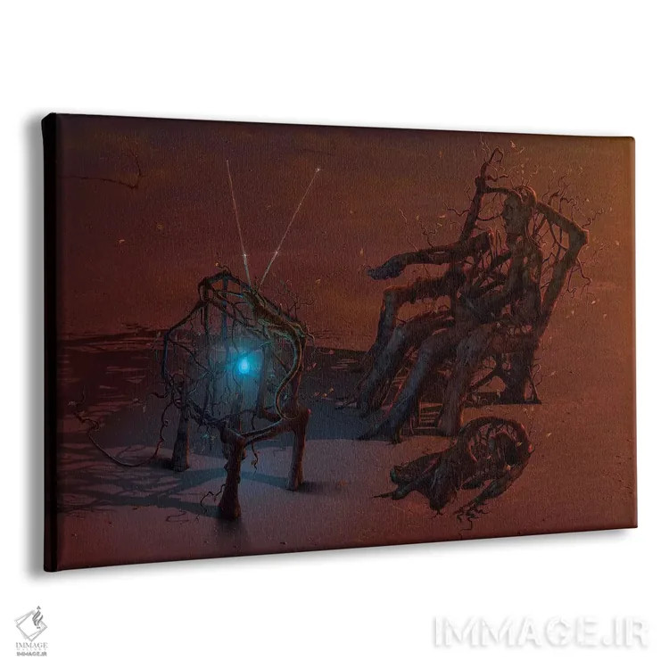 تابلو دکوراتیو کنترل از راه دور اثر وینسنت های - نمای پرسپکتیو محصول