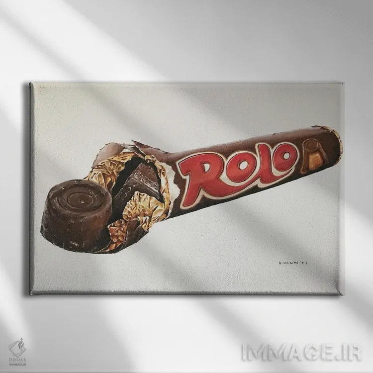 تابلو دکوراتیو رولو اثر هانا کاچینیل - نمای روبهرو روی دیوار