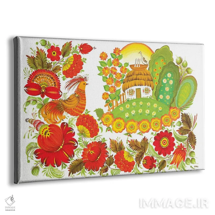 تابلو دکوراتیو عدن شکوفا اثر هالینا کولگا - نمای پرسپکتیو محصول