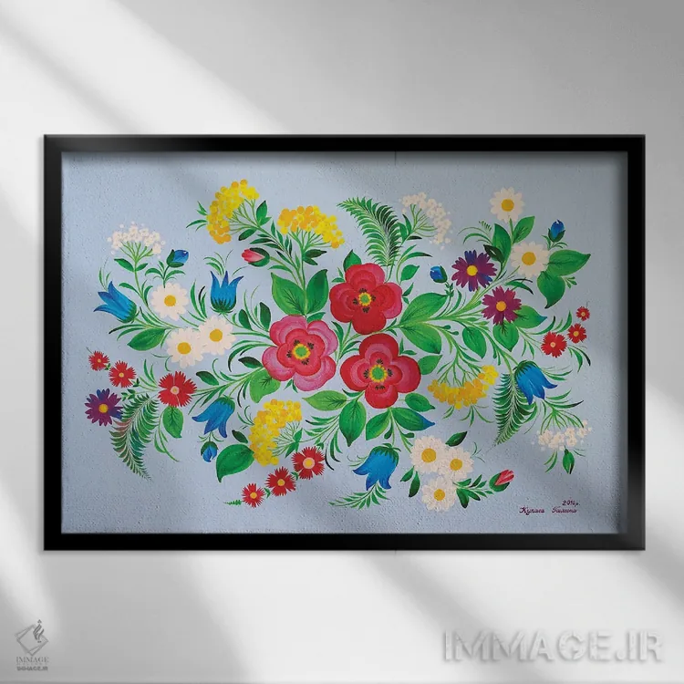 تابلو دکوراتیو امید، عشق، ایمان اثر هالینا کولگا - نمای قابدار مشکی