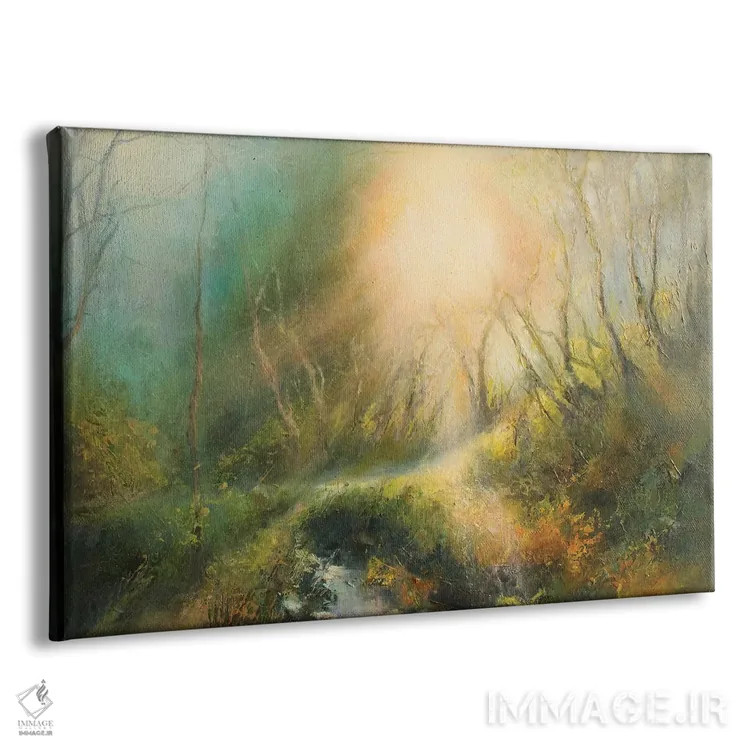 تابلو دکوراتیو نور زیبای صبحگاهی بر جاده روستایی، یورکشایر اثر هانا کروین - نمای پرسپکتیو محصول