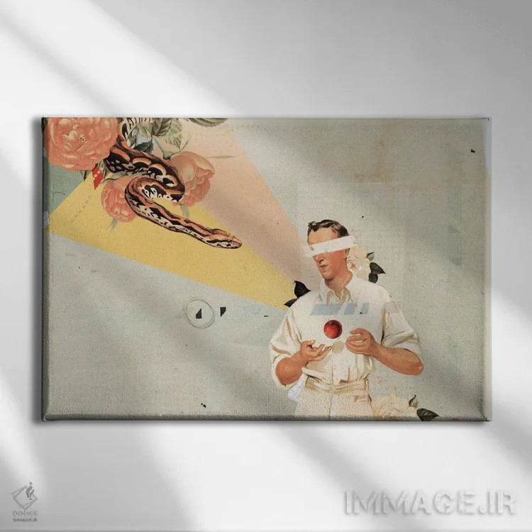 تابلو دکوراتیو آ اثر هدر لندیس - نمای روبهرو روی دیوار