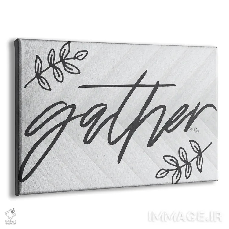 تابلو دکوراتیو جمع شدن اثر هایدی کونتز - نمای پرسپکتیو محصول