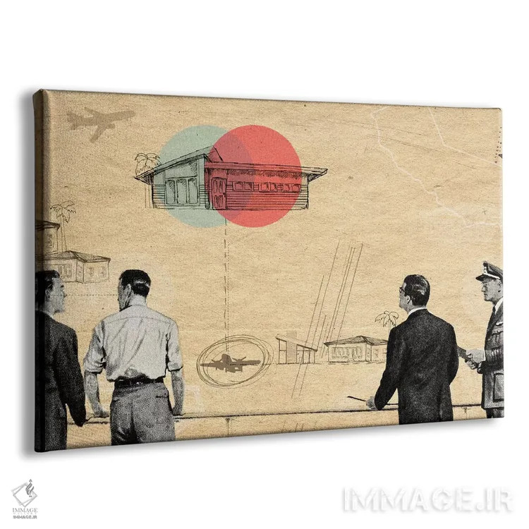 تابلو دکوراتیو زادگاه اثر هدر لندیس - نمای پرسپکتیو محصول