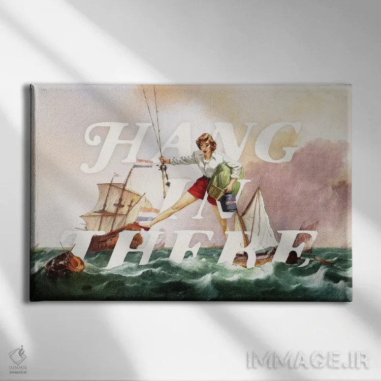 تابلو دکوراتیو تحمل کن اثر هدر لندیس - نمای روبهرو روی دیوار