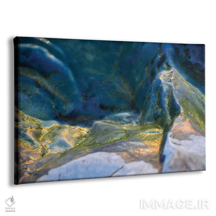 تابلو انتزاعی ارتفاع اثر هلنا کوپر - نمای پرسپکتیو محصول