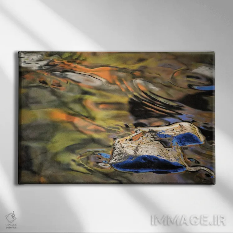 تابلو انتزاعی مقصد اثر هلنا کوپر - نمای روبهرو روی دیوار