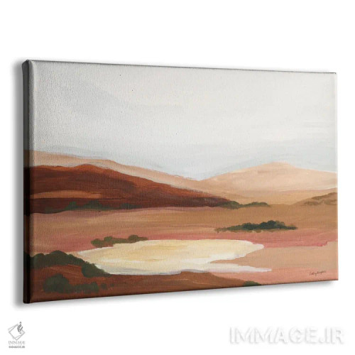 تابلو انتزاعی دشت برگ بو اثر هیلی نایتن - نمای پرسپکتیو محصول