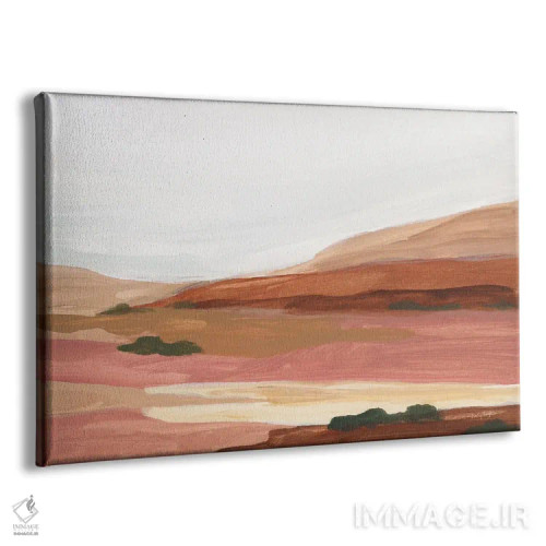 تابلو انتزاعی دشت برگ بو اثر هیلی نایتن - نمای پرسپکتیو محصول