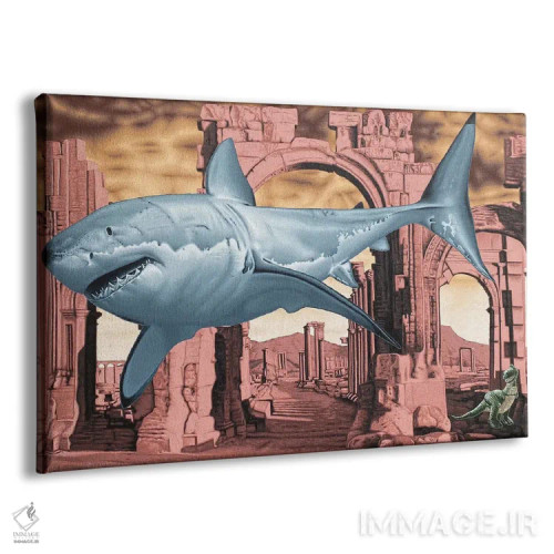 تابلو دکوراتیو امپراتوری ها فرو می ریزند اثر استیفن هال - نمای پرسپکتیو محصول