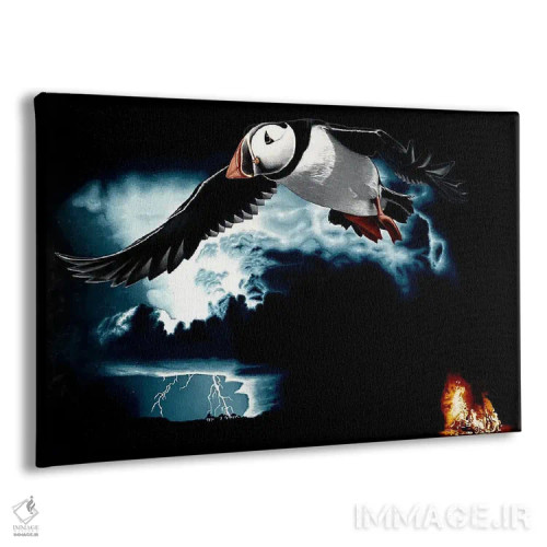 تابلو دکوراتیو انتقام طبیعت اثر استیفن هال - نمای پرسپکتیو محصول