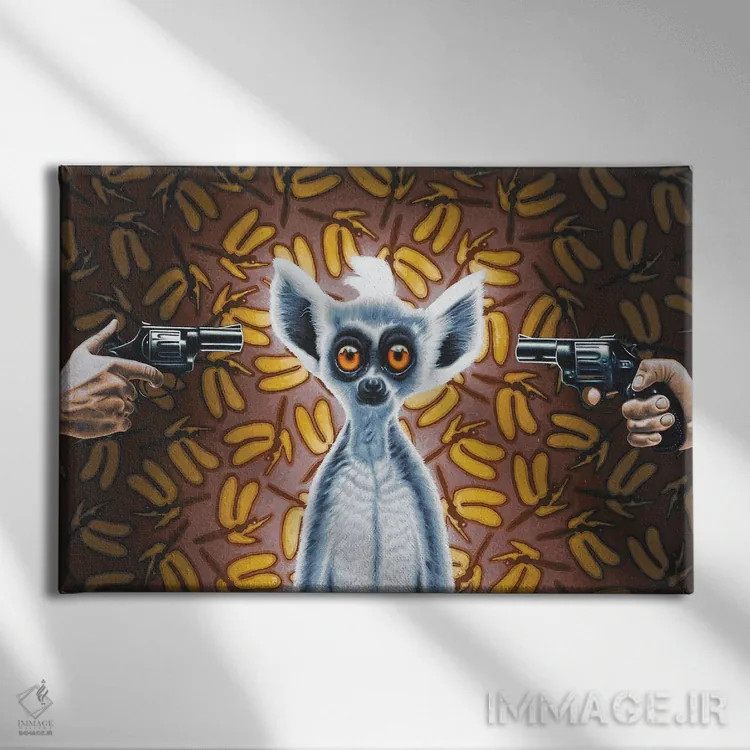 تابلو دکوراتیو آیا می توانی ببینی؟ اثر استیفن هال - نمای روبهرو روی دیوار