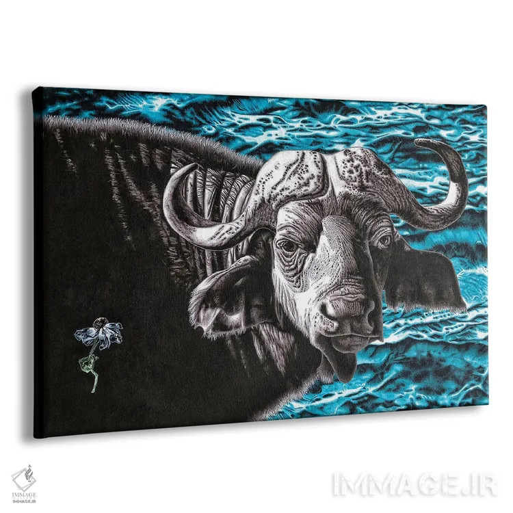 تابلو دکوراتیو شکننده اثر استیفن هال - نمای پرسپکتیو محصول