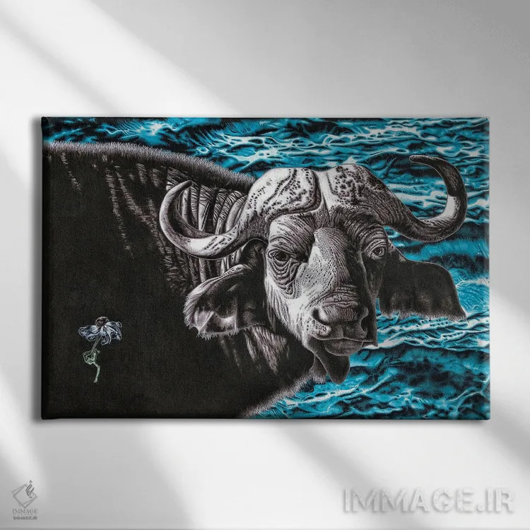 تابلو دکوراتیو شکننده اثر استیفن هال - نمای روبهرو روی دیوار