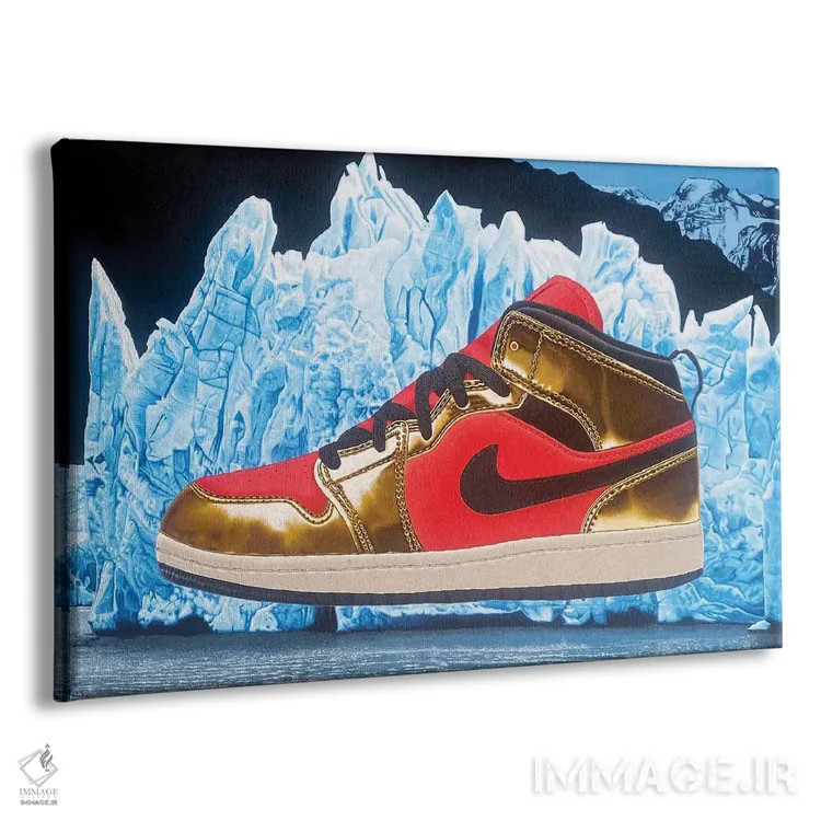 تابلو دکوراتیو ردپا اثر استیفن هال - نمای پرسپکتیو محصول