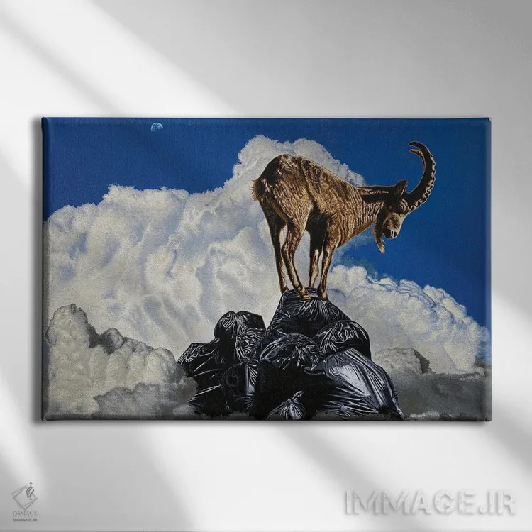 تابلو دکوراتیو درجه یک اثر استیفن هال - نمای روبهرو روی دیوار