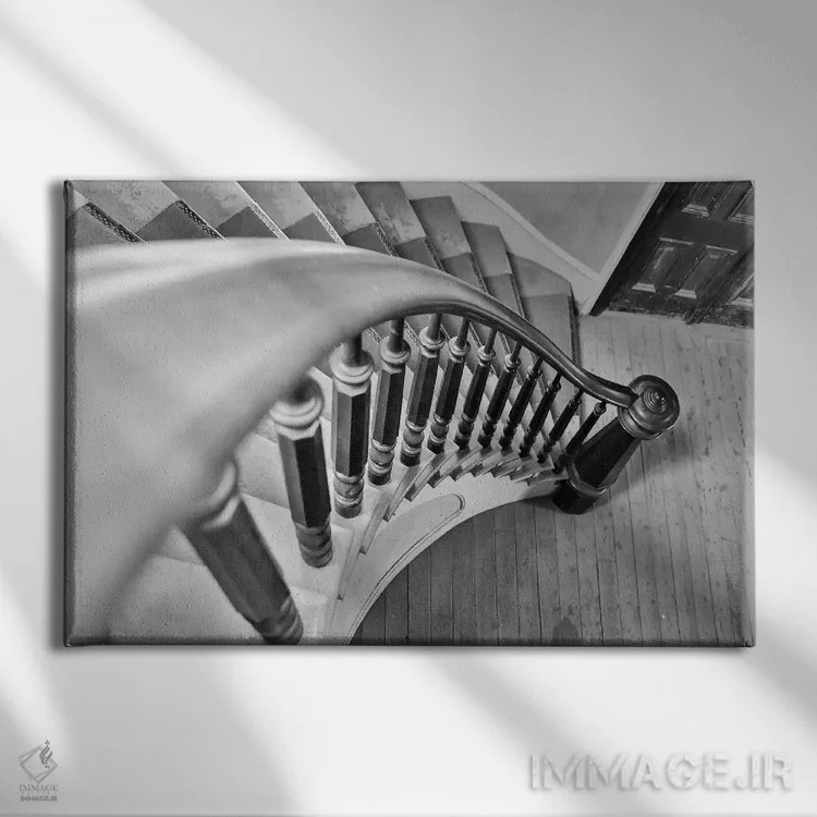 تابلو دکوراتیو Montana, Bannack State Park, Staircase,آمریکا، مونتانا، پارک… اثر هولیس لونی - نمای روبهرو روی دیوار