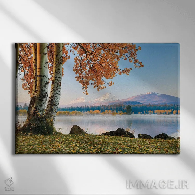 تابلو دکوراتیو Oregon, Bend, Fall at Black Butte Ranch in Central Oregon II… اثر هولیس لونی - نمای روبهرو روی دیوار