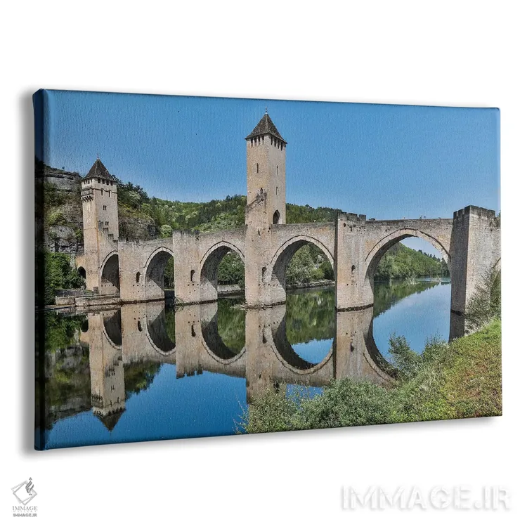 تابلو دکوراتیو Cahors. Pont Valentre over the Lot river,فرانسه، کاهور، پل و… اثر هولیس لونی - نمای پرسپکتیو محصول