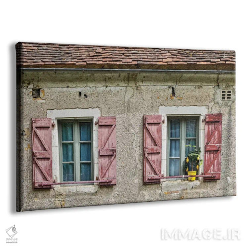 تابلو دکوراتیو Saint-Cirq Lapopie, France,پنجره ها و کرکره ها، سنت سیرک لاپ… اثر هولیس لونی - نمای پرسپکتیو محصول